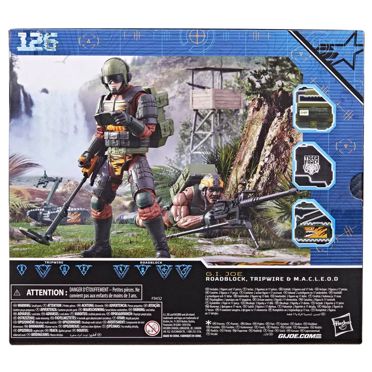 G.I. Joe Tiger Force Roadblock, Tripwire, and M.A.C.L.E.O.D. 2do pago