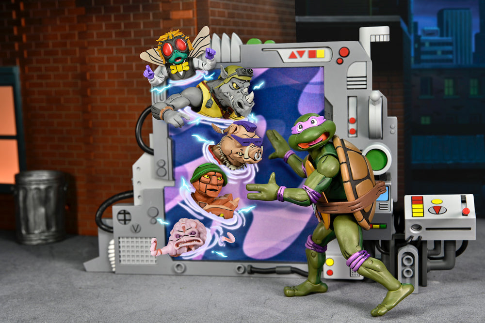 NECA TMNT Cartoon Donatello's Portal Generator EXCLUSIVA 2do Pago