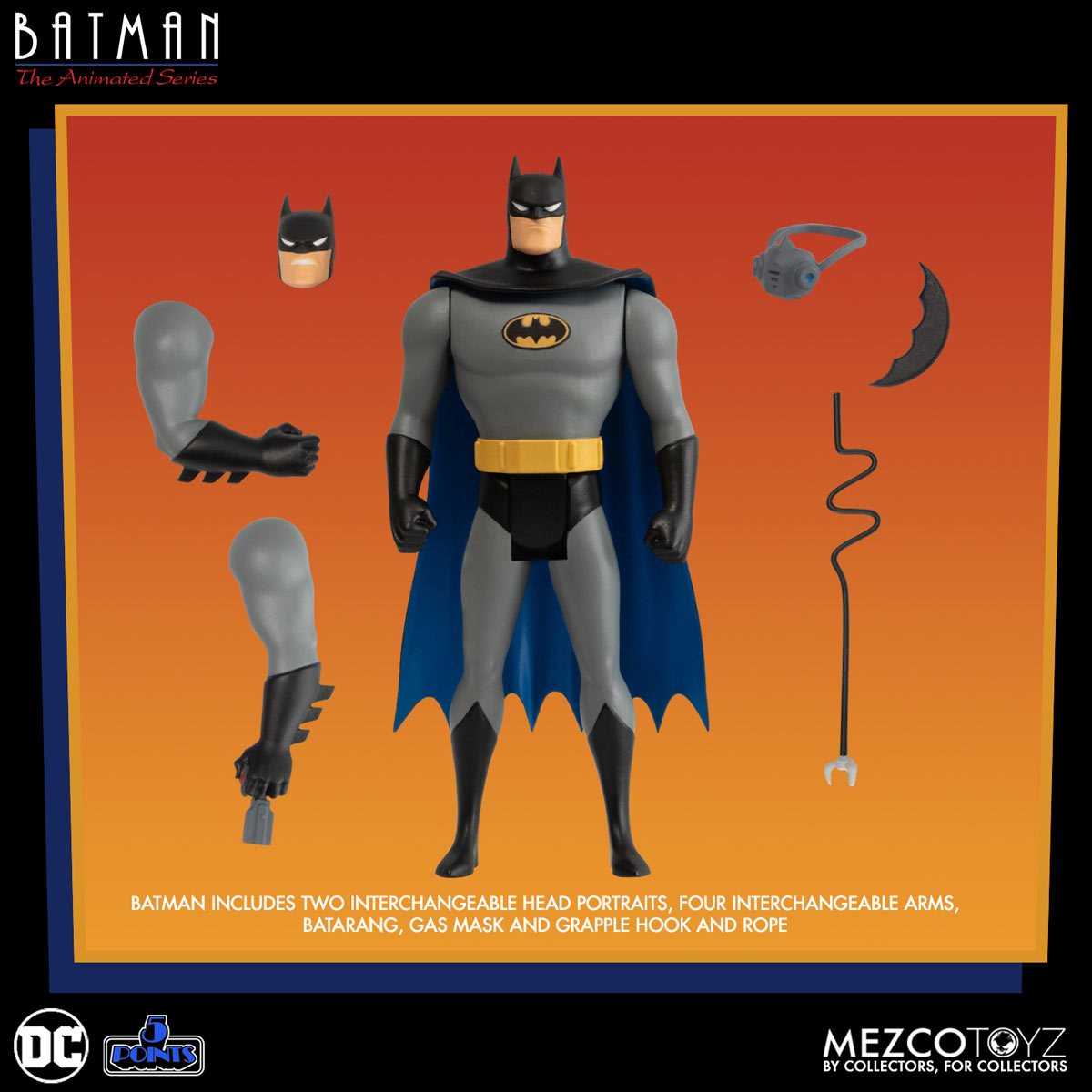 Mezco 5 Points Batman: The Animated Series Set
