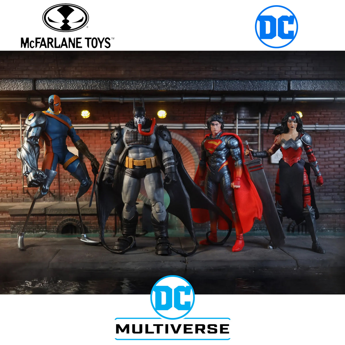DC Multiverse Absolute Wave (Batman/Superman/Wonder Woman/Deathstroke)