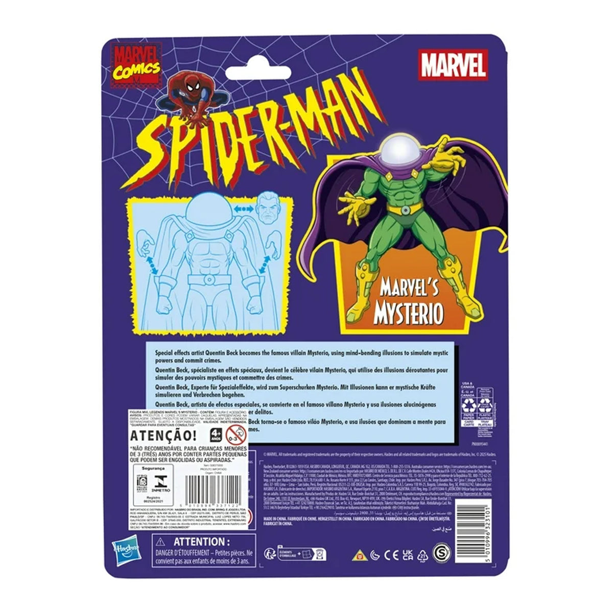 Marvel Legends Retro (The Animated Series) Mysterio EXCLUSIVA