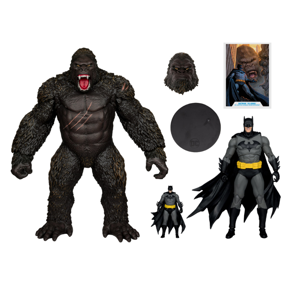 DC Multiverse McFarlane Monsterverse Batman vs King Kong