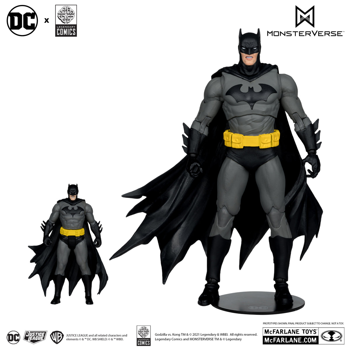 DC Multiverse McFarlane Monsterverse Batman vs King Kong
