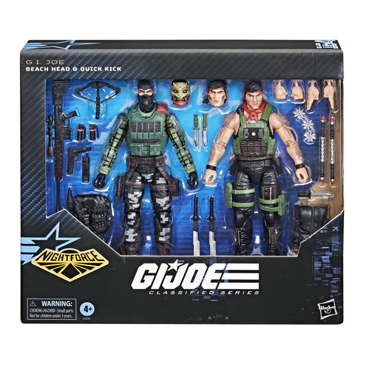 G.I. Joe Classified Series #164, Night Force Beach Head & Quick Kick LIQUIDACION