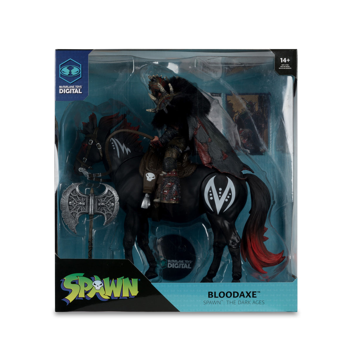 McFarlane Spawn Bloodaxe w Horse (Spawn: The Dark Ages) 2do Pago