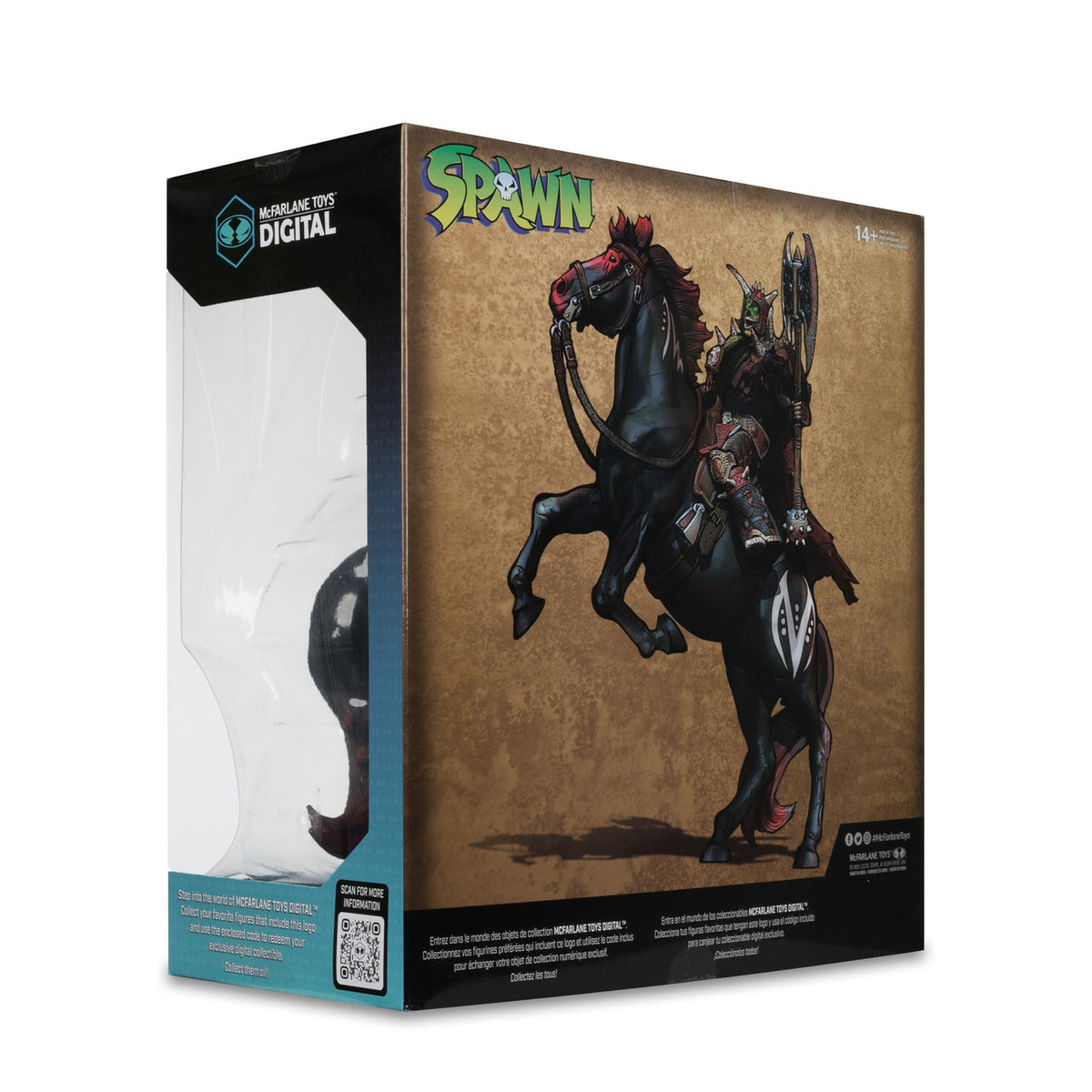 McFarlane Spawn Bloodaxe w Horse (Spawn: The Dark Ages) 2do Pago