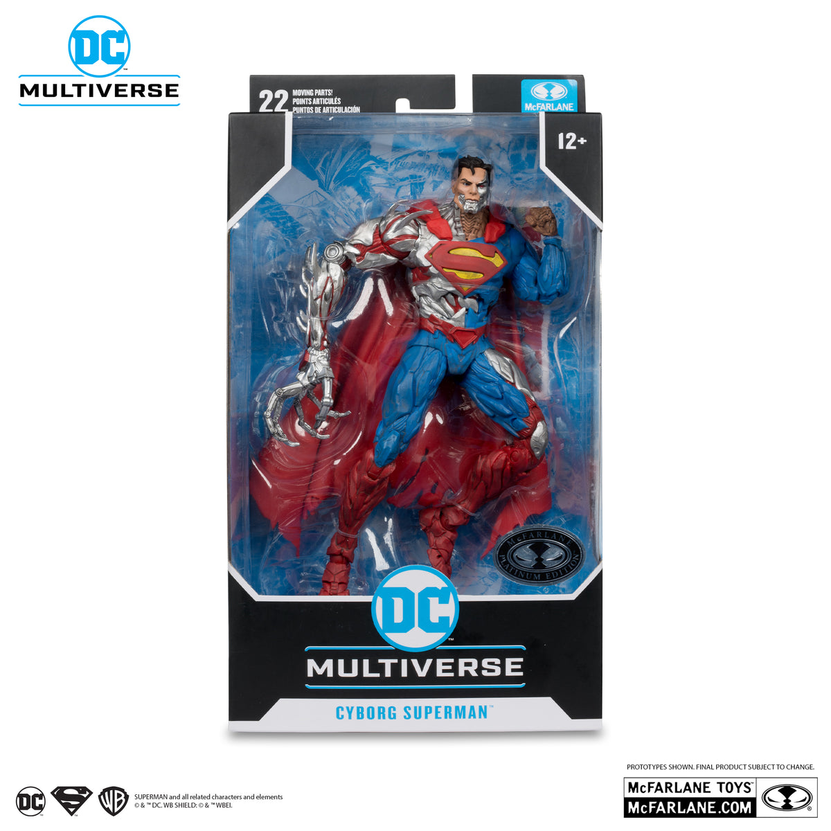DC Multiverse Cyborg Superman Platinum (1 POR PERSONA)