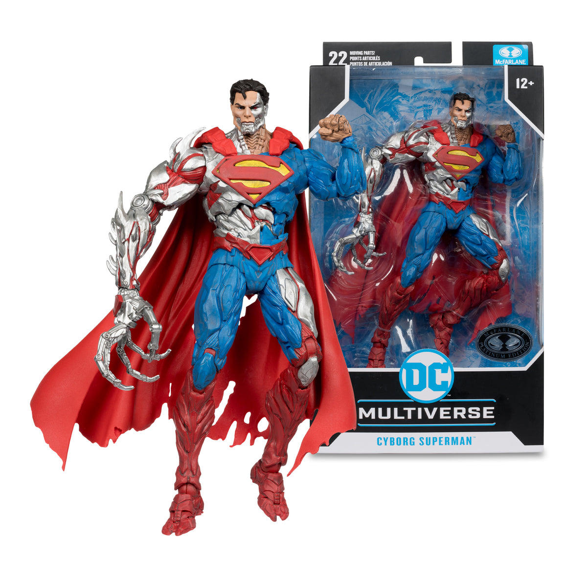 DC Multiverse Cyborg Superman Platinum (1 POR PERSONA)