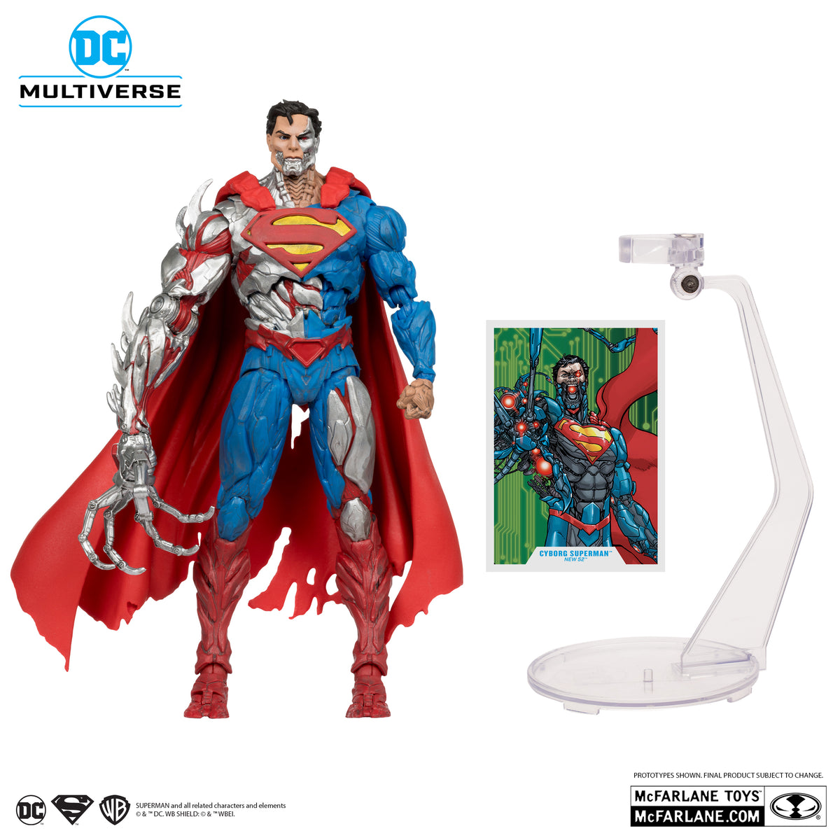 DC Multiverse Cyborg Superman Platinum (1 POR PERSONA)
