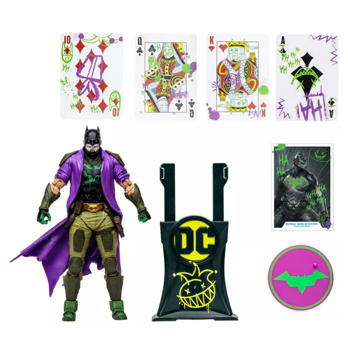 DC Multiverse Batman (Dark Detective) Jokerized Gold Label 2do Pago