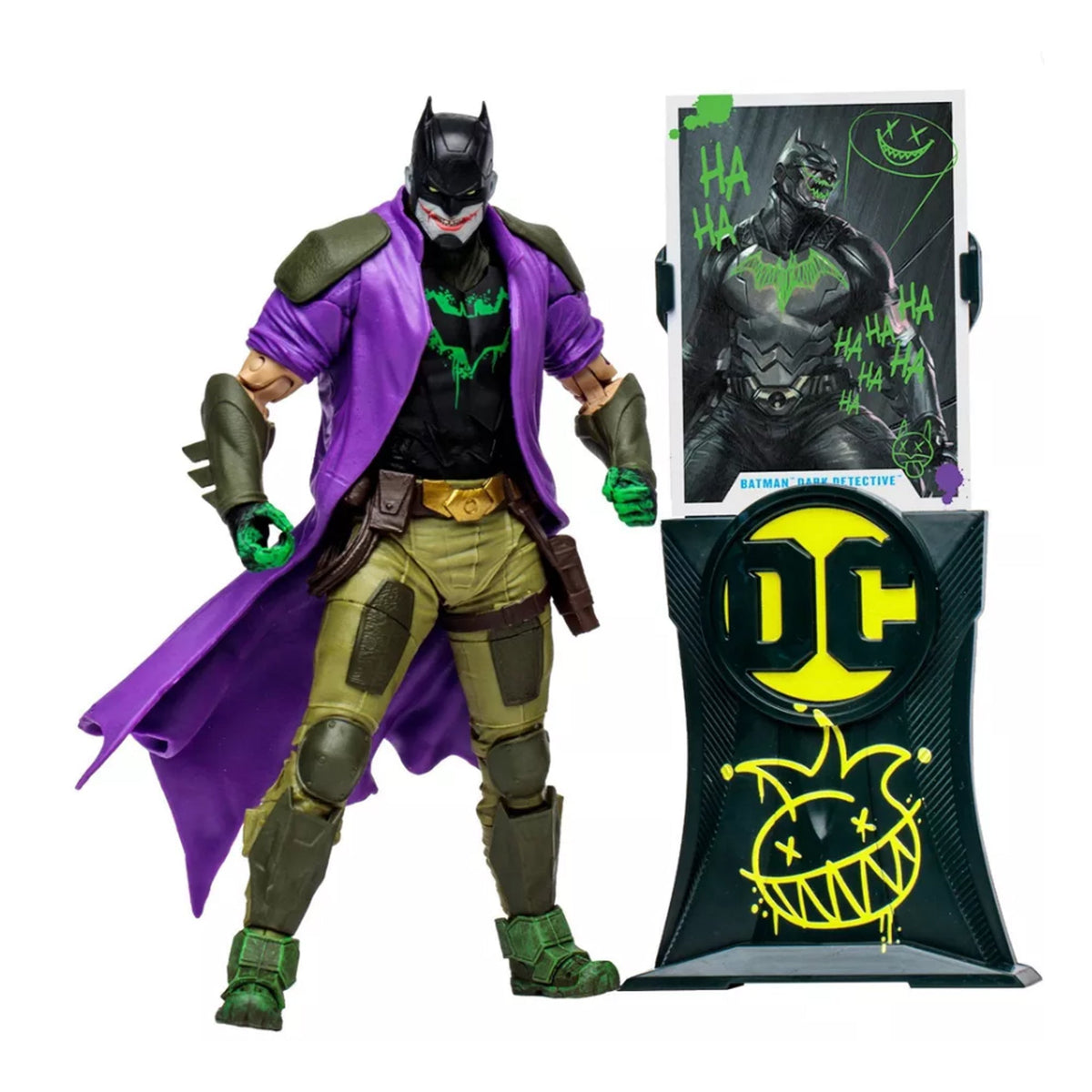 DC Multiverse Batman (Dark Detective) Jokerized Gold Label 2do Pago