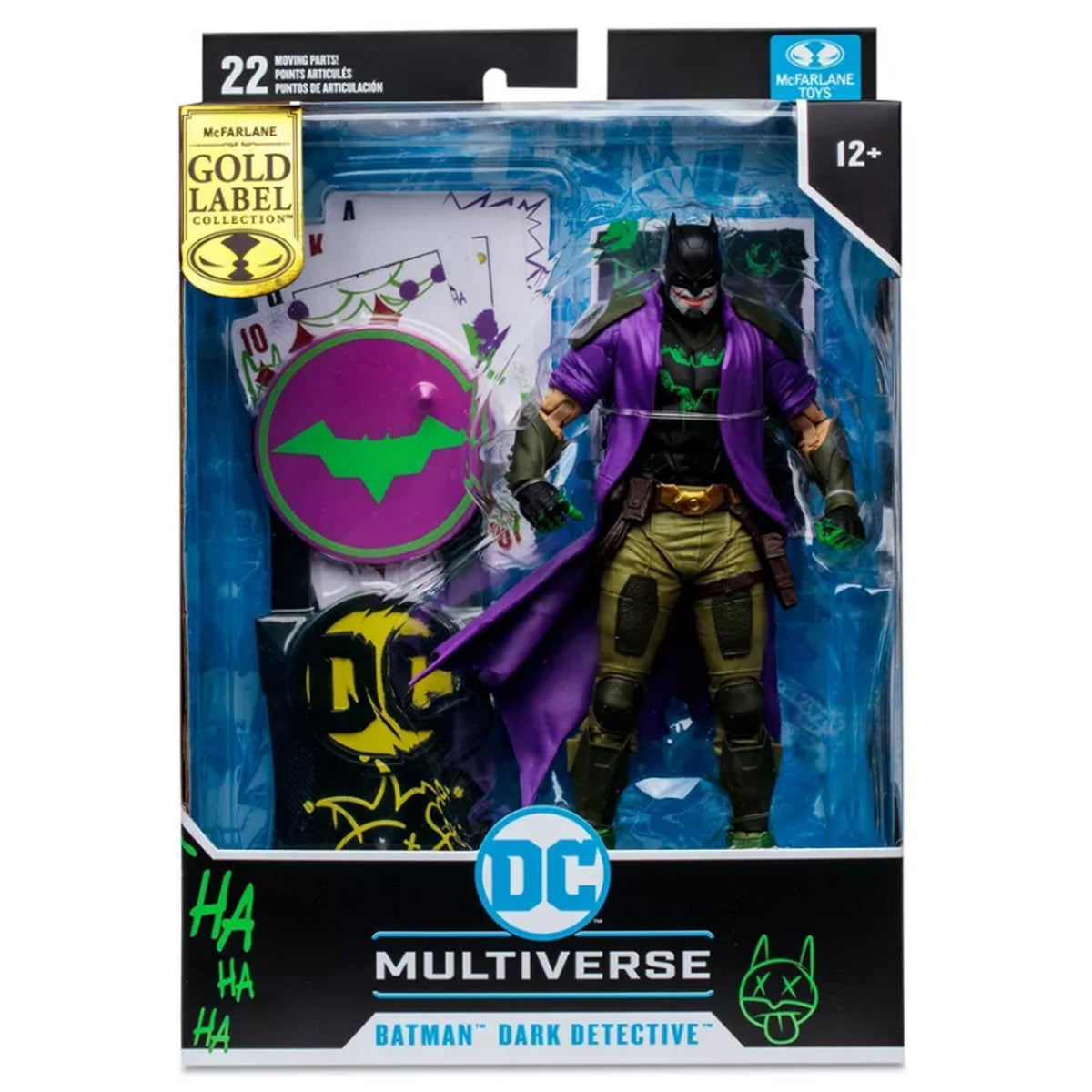 DC Multiverse Batman (Dark Detective) Jokerized Gold Label ENVIO