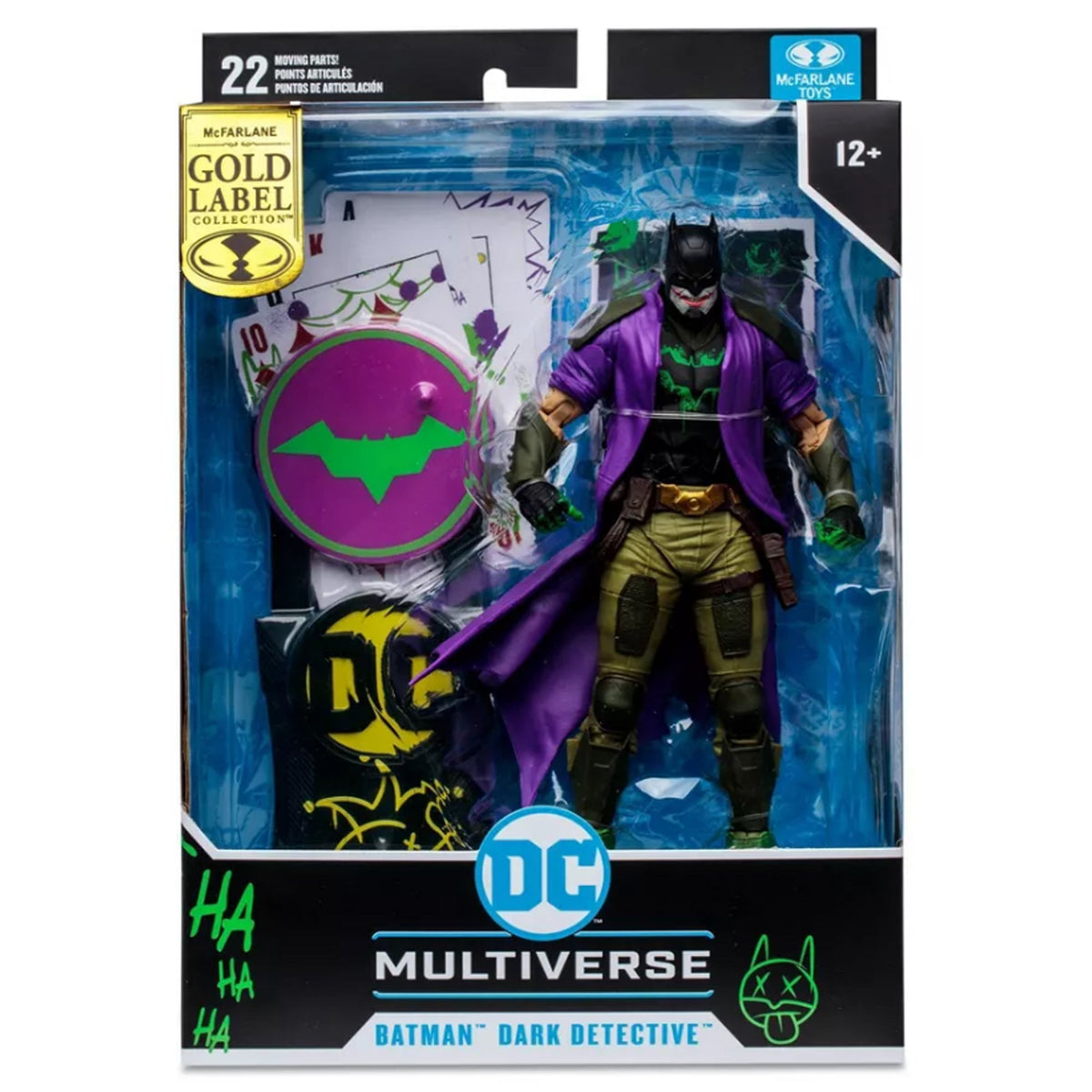 DC Multiverse Batman (Dark Detective) Jokerized Gold Label 2do Pago