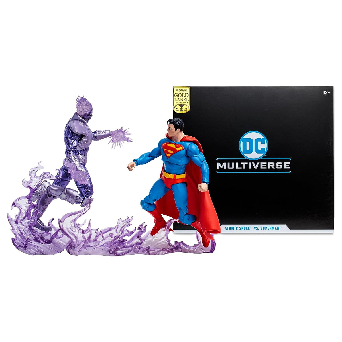 DC Multiverse Superman vs Atomic Skull 2 Pack Gold Label 2do Pago