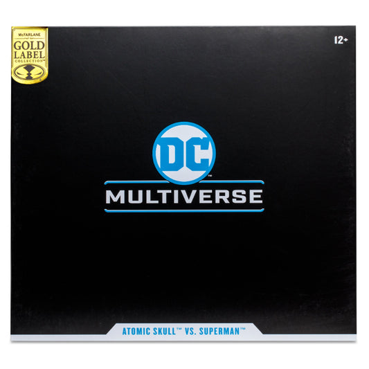 DC Multiverse Superman vs Atomic Skull 2 Pack Gold Label 2do Pago
