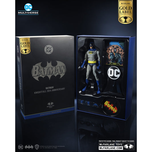 DC Multiverse 30th Anniversary SDCC23 EXCLUSIVA Knightfall Batman Gold Label 2do Pago