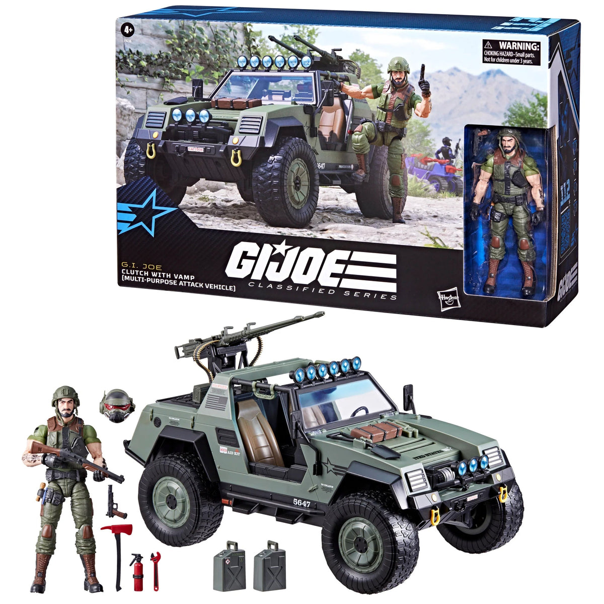 G.I. Joe Classified Series Clutch with VAMP (Multi-Purpose Attack Vehicle) EXCLUSIVA 2do Pago