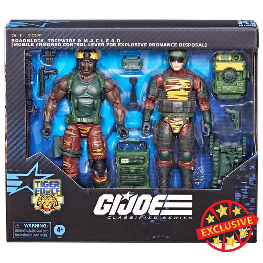 G.I. Joe Tiger Force Roadblock, Tripwire, and M.A.C.L.E.O.D. 2do pago