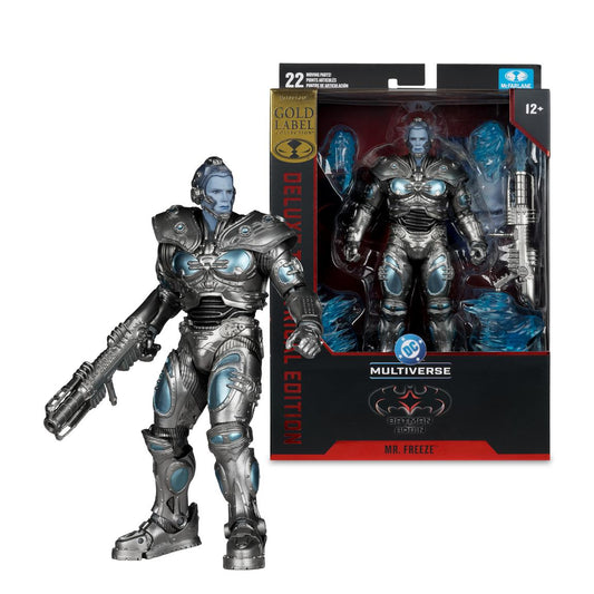 DC Multiverse Theatrical Deluxe Mr. Freeze Batman and Robin) Gold Label ENTREGA