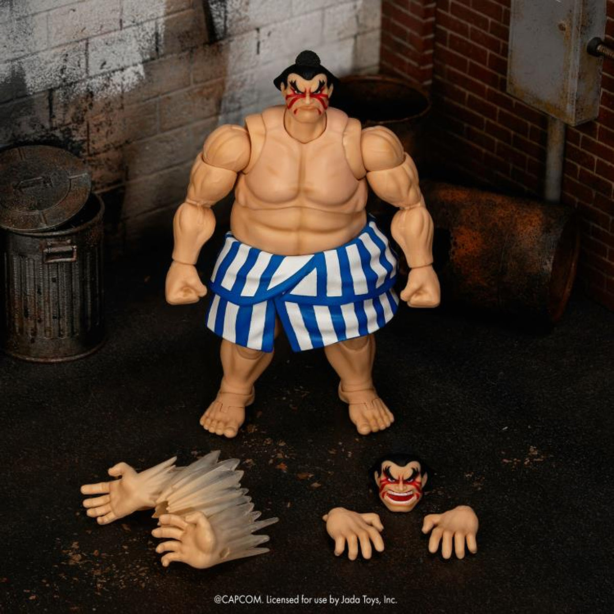 Jada Toys Street Fighter II The Final Challengers E. Honda Deluxe LIQUIDACION