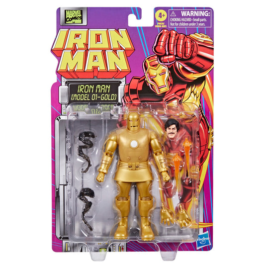 Marvel Legends Retro Iron Man Mark 1 Gold Version 2do Pago
