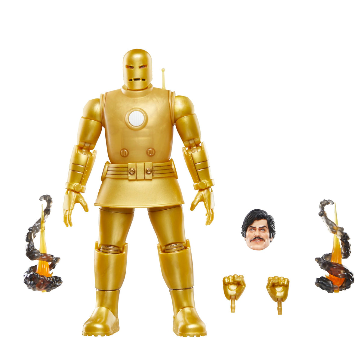 Marvel Legends Retro Iron Man Mark 1 Gold Version 2do Pago