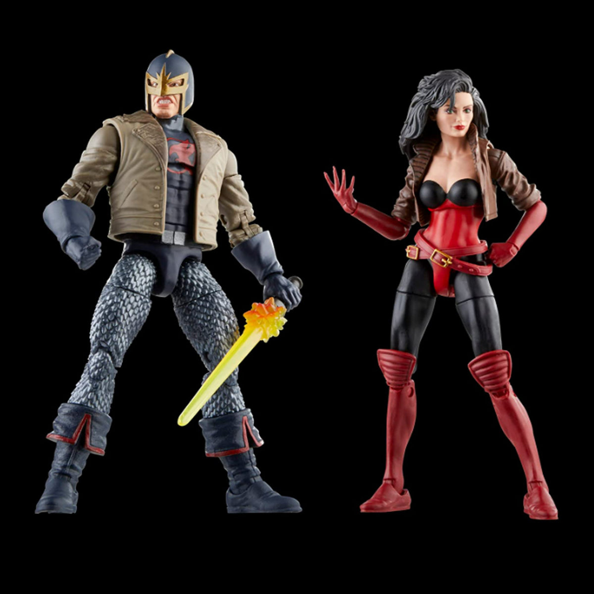 Marvel Legends Series Black Knight & Marvel's Sersi EXCLUSIVA 2do Pago