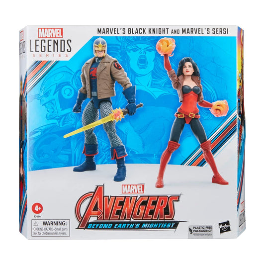 Marvel Legends Series Black Knight & Marvel's Sersi EXCLUSIVA 2do Pago