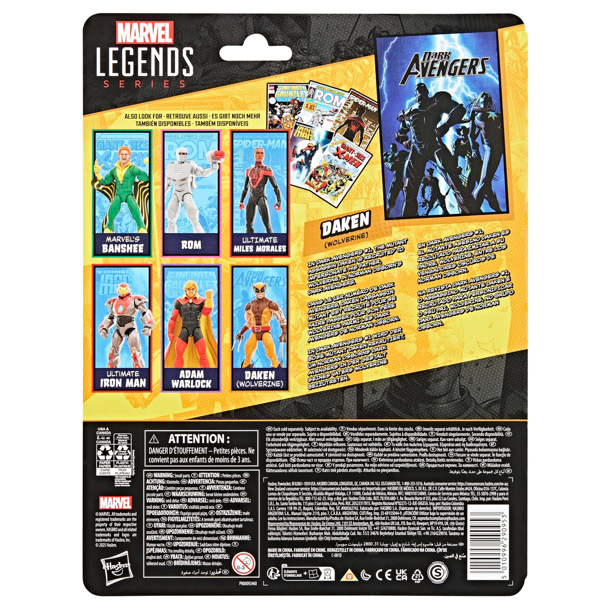 Marvel Legends Mini-Comic Dark Avengers Daken 2do Pago