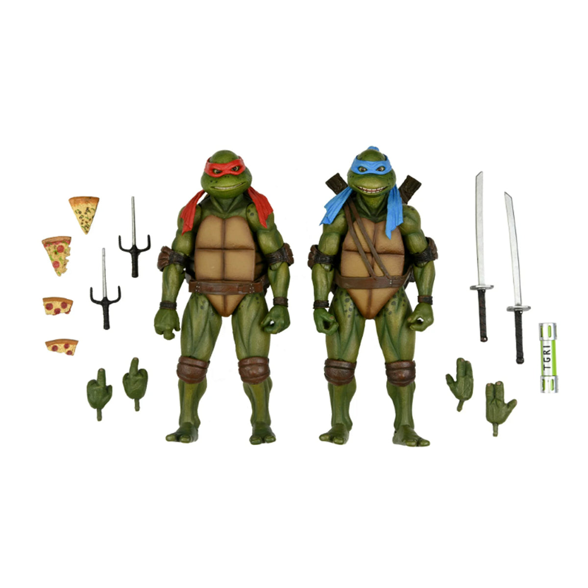 NECA TMNT 2 The Secret of The Ooze Leonardo/Raphael ENVIO