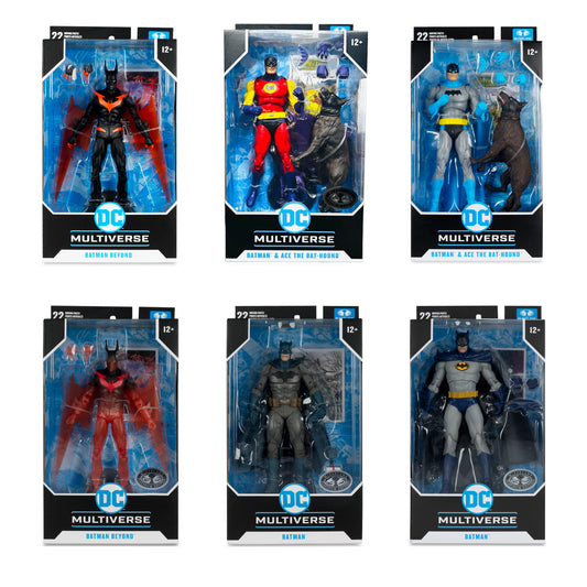DC Multiverse Wave (Batman 1950/Batman Beyond & 4 Platinums)