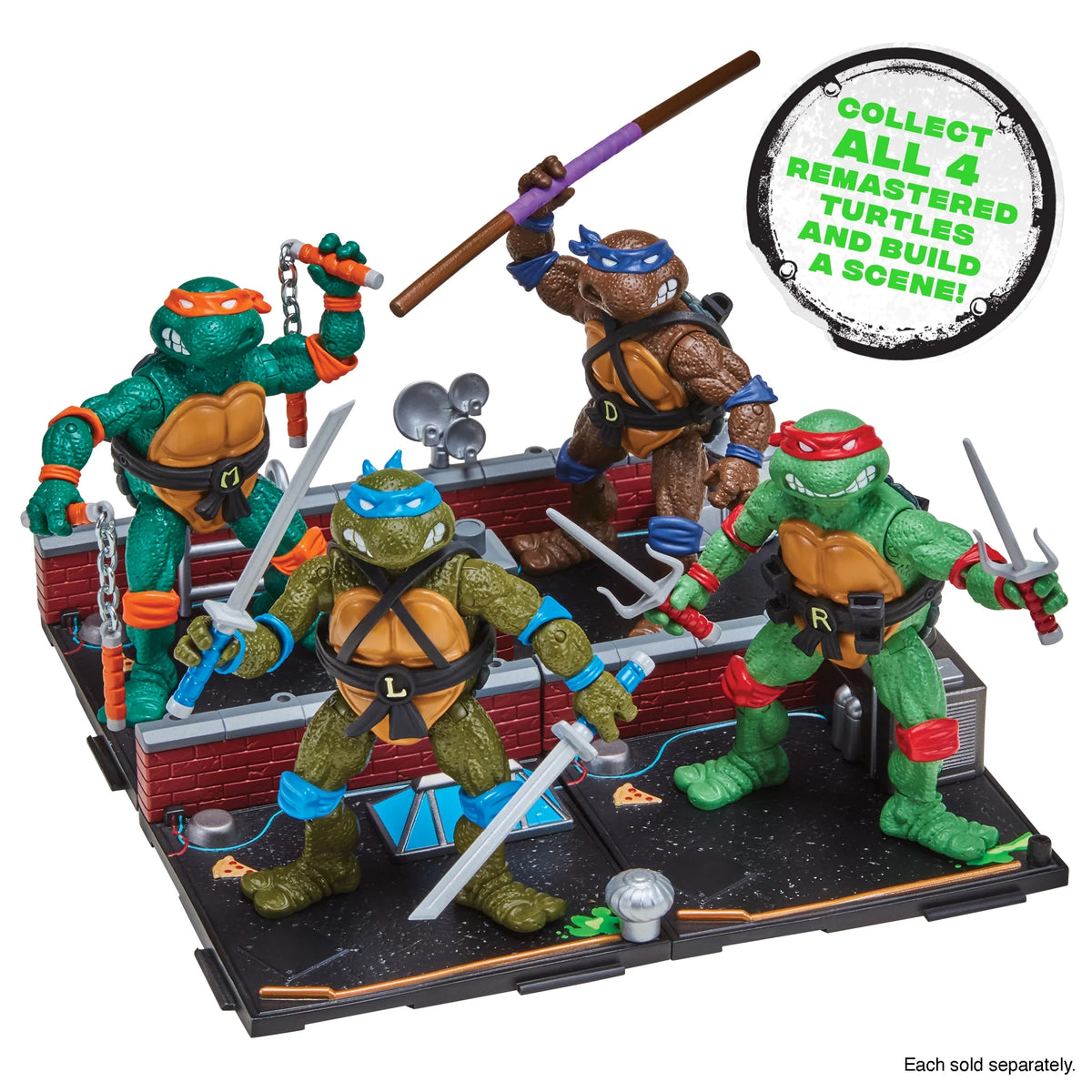 Playmates TMNT REMASTERED Set de 4 2do Pago