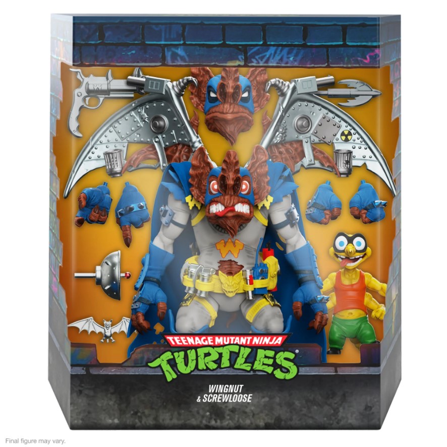 Super7 TMNT Ultimates Wingnut & Screwloose 2do Pago