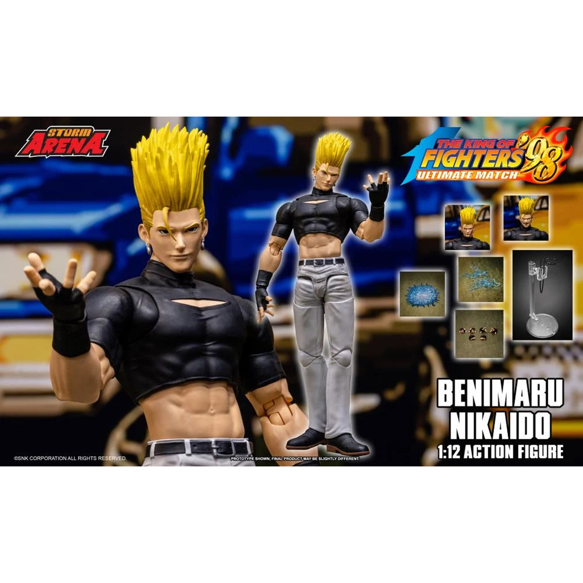 The King of Fighters '98 Ultimate Match Storm Arena Benimaru Nikaido