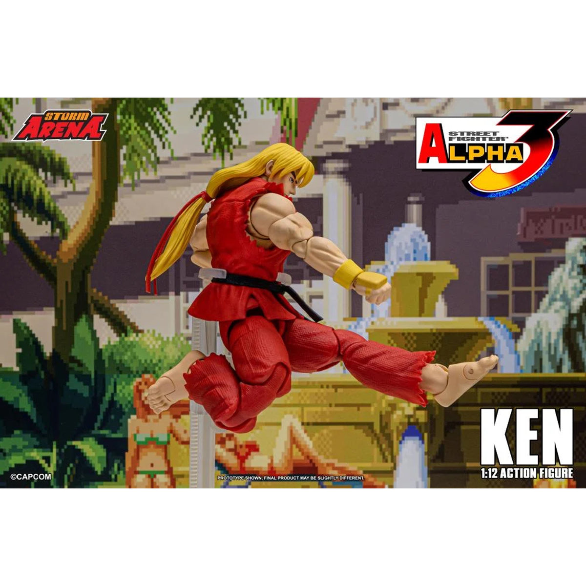 Street Fighter Alpha 3 Storm Arena Ken LIQUIDACION