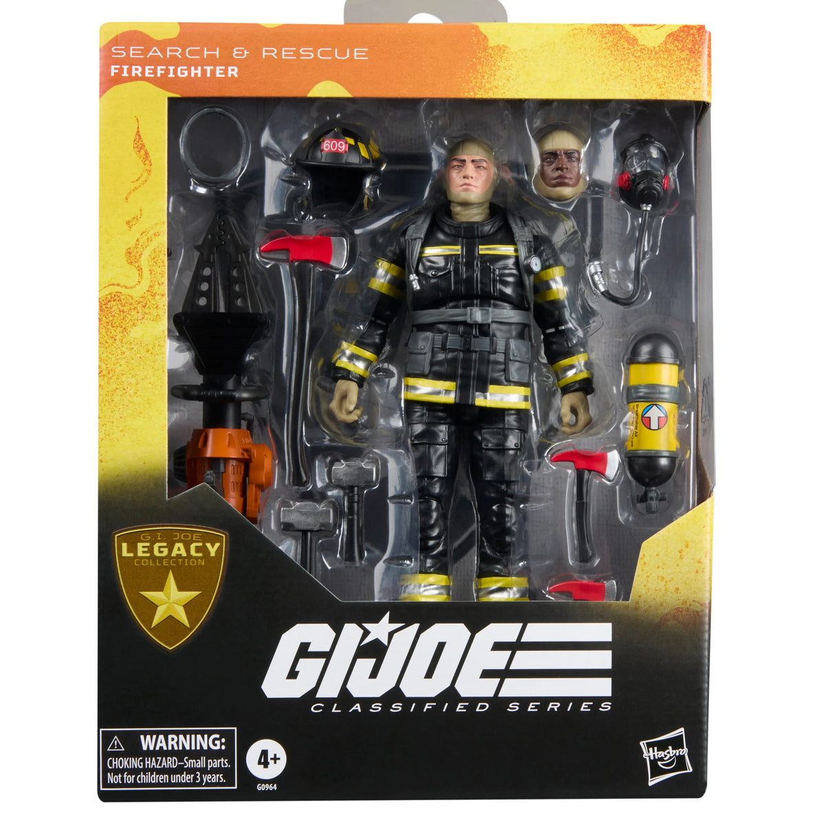 G.I. Joe Classified Series Search & Rescue Firefighter LIQUIDACION