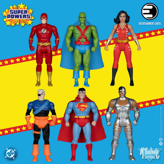Super Powers Wave 16 (The Flash/Martian Manhunter/Wonder Girl/Deathstroke/Superman JSA/Cyborg)
