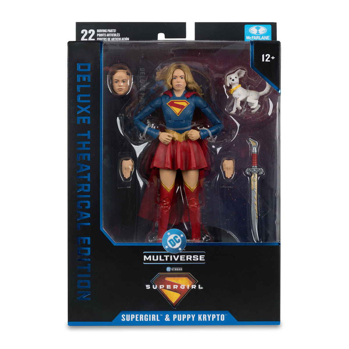 DC Multiverse Theatrical Edition Supergirl & Puppy Krypto
