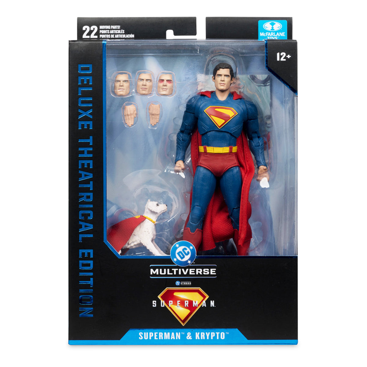 DC Multiverse Deluxe Theatrical Edition Superman w Krypto (Movie)