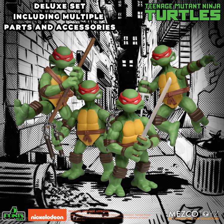 Mezco Teenage Mutant Ninja Turtles Deluxe Set 5 points 2do Pago