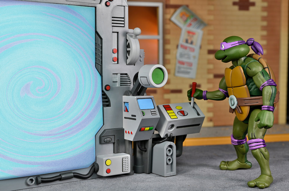 NECA TMNT Cartoon Donatello's Portal Generator EXCLUSIVA 2do Pago
