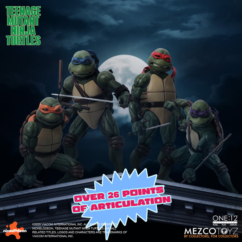 Mezco One:12 TMNT Movie (1990)