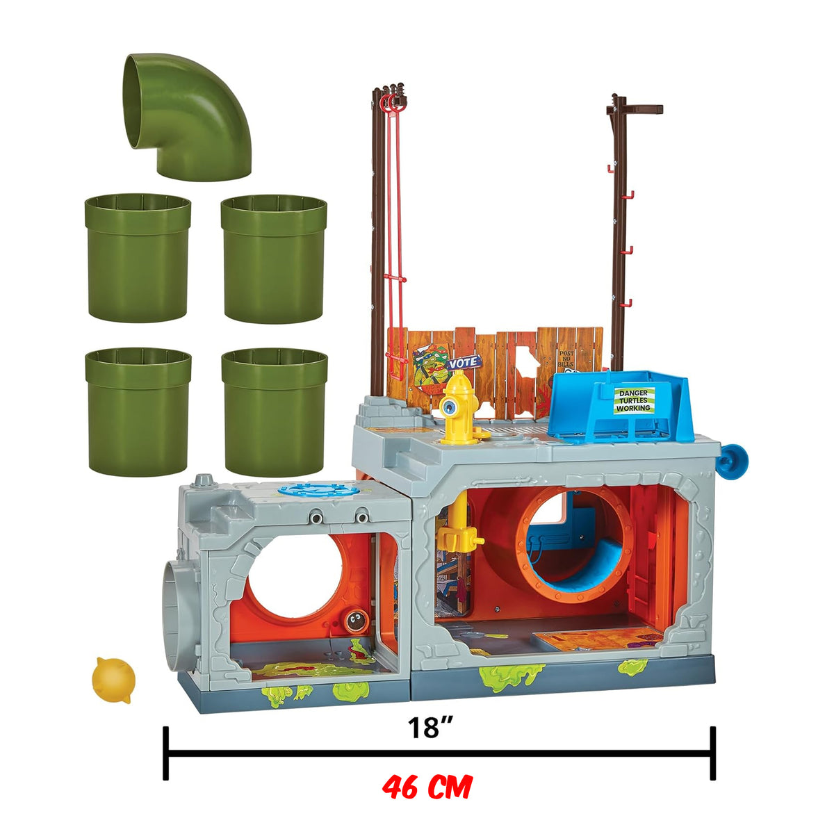 Teenage Mutant Ninja Turtles Classic Sewer Playset 2do Pago