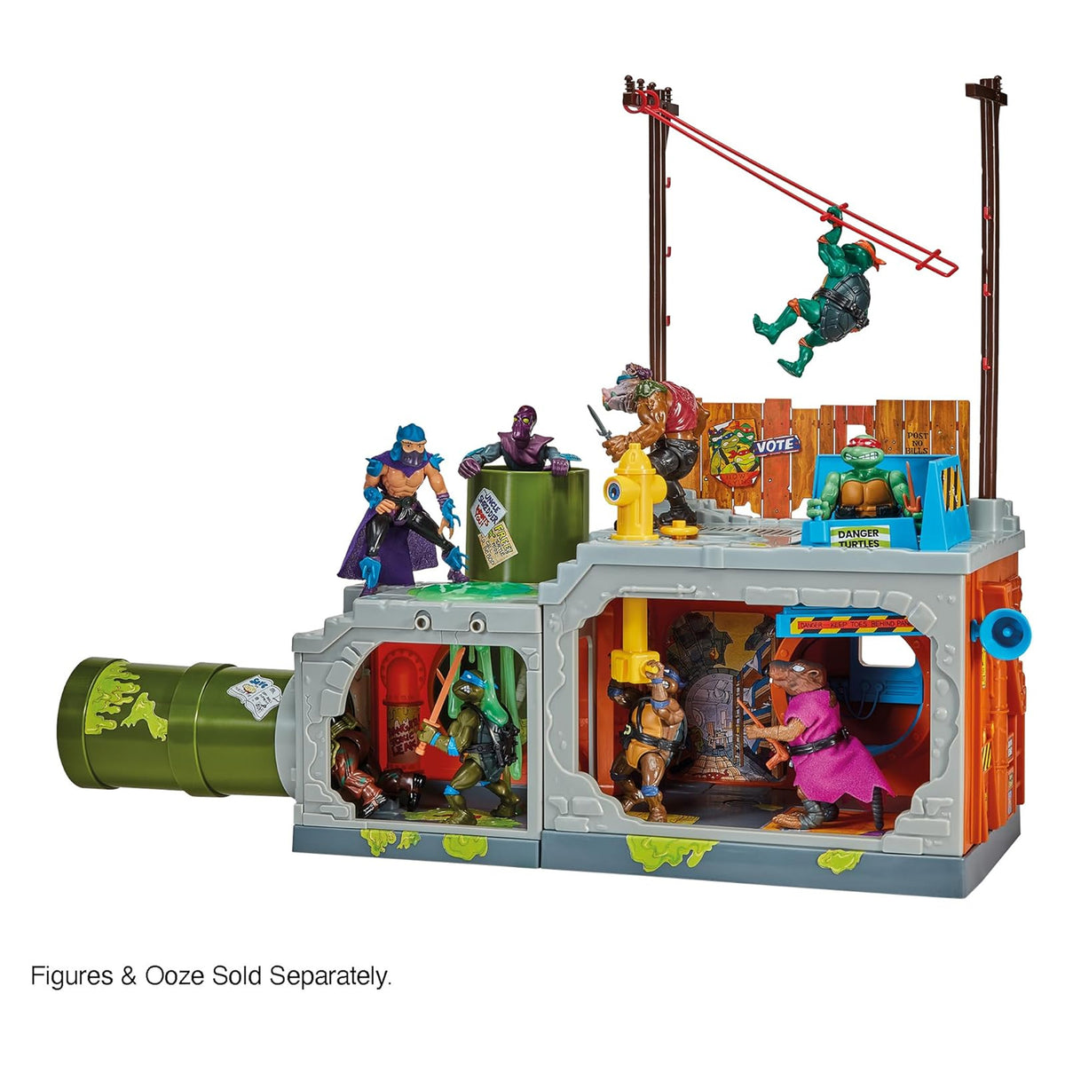 Teenage Mutant Ninja Turtles Classic Sewer Playset 2do Pago