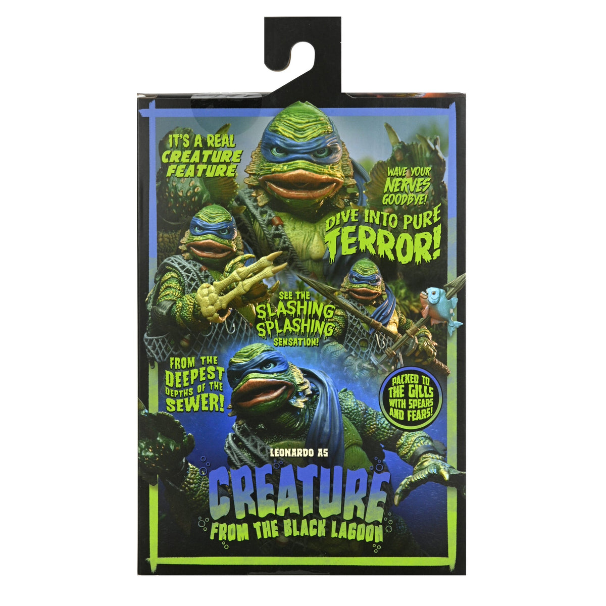 NECA TMNT x Universal Monsters Ultimate Leonardo As The Creature 2do Pago