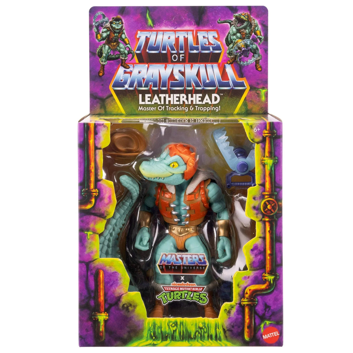 Masters of The Universe Turtles of Grayskull Leatherhead EXCLUSIVA 2do Pago