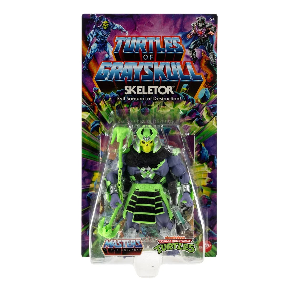 Masters of the Universe Origins Turtles of Grayskull Figure Wave 3 (Michelangelo/Skeletor/Teela/Casey Jones) 2do Pago