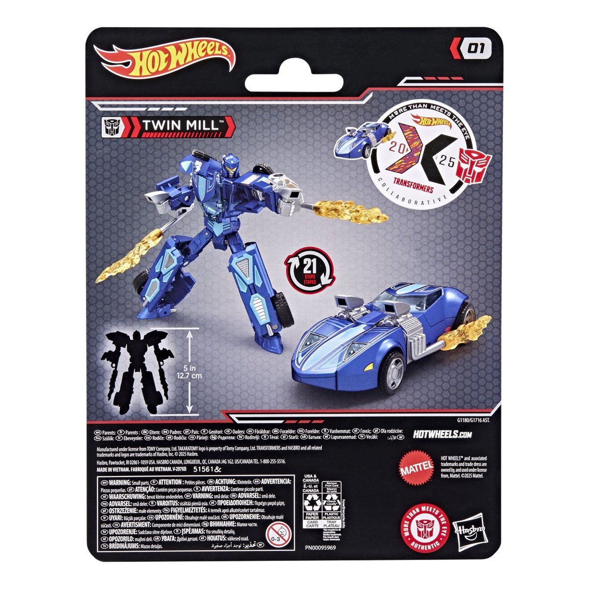 Transformers X Hot Wheels Deluxe Class Twin Mill