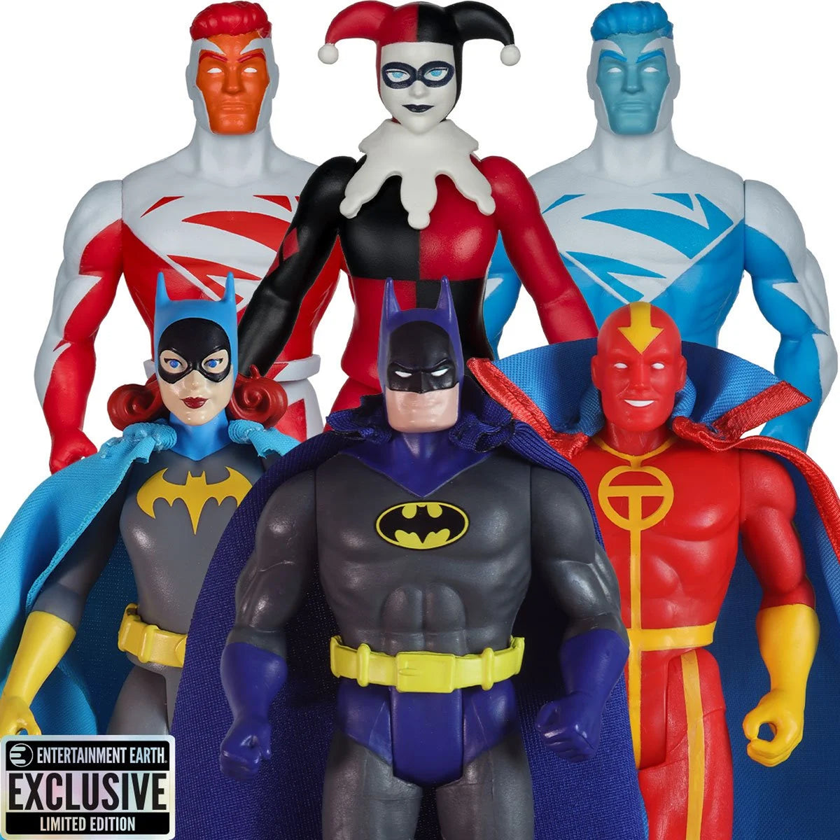 Super Powers Wave 15 (Batgirl/Batman 1990/Red Tornado/Superman Blue/Superman Red/Harley Quinn)