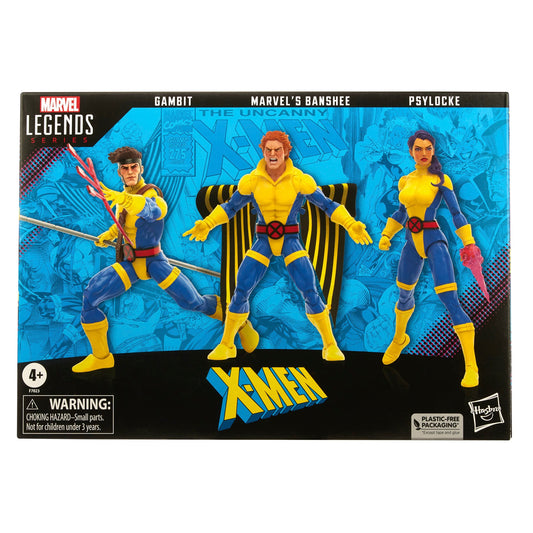 Marvel Legends X-Men 3 Pack Gambit/Banshee/Psylocke 2do Pago